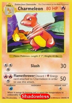 Charmeleon⁣ - Base Set⁣ (Uncommon)⁣ [24]