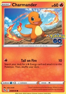 Charmander - Pokémon GO (Common) [PGO-008]