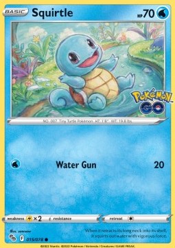 Squirtle - Pokémon GO (Common) [PGO-015]