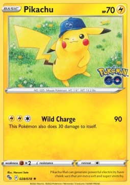 Pikachu - Pokémon GO (Holo Rare) [PGO-028]
