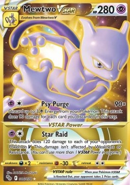 Mewtwo VSTAR - Pokémon GO (Secret Rare) [PGO-086]