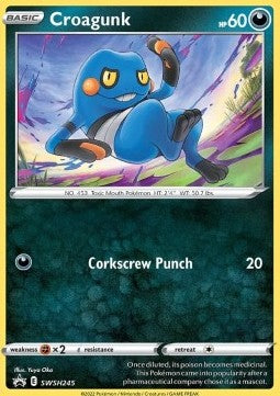 Croagunk⁣ - SWSH Black Star Promos⁣ (Promo)⁣ [245]