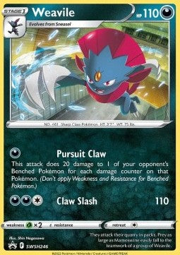 Weavile⁣ - SWSH Black Star Promos⁣ (Promo)⁣ [246]