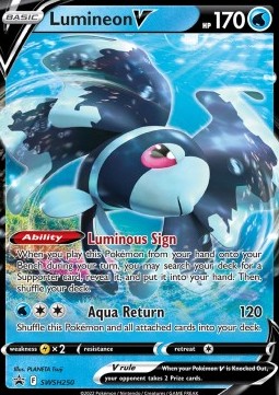 Lumineon V⁣ - SWSH Black Star Promos⁣ (Promo)⁣ [250]