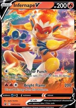 Infernape V⁣ - SWSH Black Star Promos⁣ (Promo)⁣ [252]