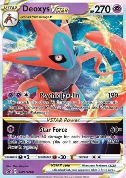 Deoxys VSTAR⁣ - SWSH Black Star Promos⁣ (Promo)⁣ [268]