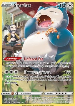 Snorlax⁣ - Lost Origin⁣ (Holo Rare)⁣ [TG10]