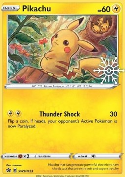 Pikachu⁣ - SWSH Black Star Promos⁣ (Promo)⁣ [153]