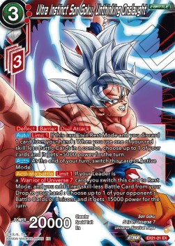 Ultra Instinct Son Goku, Unthinking Onslaught⁣ - Expansion Set: 5th Anniversary Set⁣ (Expansion Rare)⁣ [21]