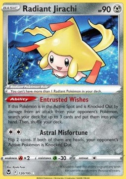 Radiant Jirachi⁣ - Silver Tempest⁣ (Ultra Rare)⁣ [120]