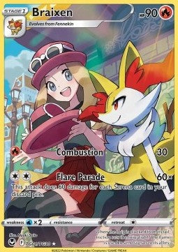 Braixen - Silver Tempest (Holo Rare) [SIT-TG01]