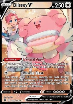 Blissey V⁣ - Silver Tempest⁣ (Ultra Rare)⁣ [TG22]