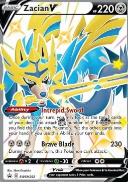 Zacian V⁣ - SWSH Black Star Promos⁣ (Promo)⁣ [292]