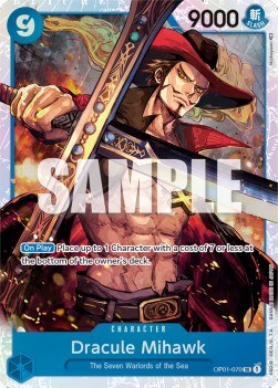 Dracule Mihawk (OP01-070) (V.1)⁣ - Romance Dawn⁣ (Super Rare)⁣ [070]