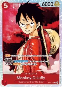 Monkey.D.Luffy (ST01-012) (V.1) - Starter Deck: Straw Hat Crew (Super Rare) [ST01-012]