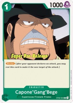 Capone"Gang"Bege (ST02-004) (V.2) - Starter Deck: Worst Generation (Common) [ST-02-004]