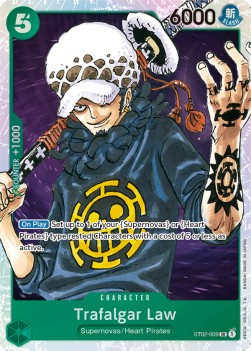 Trafalgar Law (ST02-009) (V.1) - Starter Deck: Worst Generation (Super Rare) [ST-02-009]