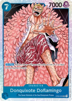 Donquixote Doflamingo (ST03-009) (V.1) - Starter Deck: The Seven Warlords of the Sea (Super Rare) [ST-03-009]