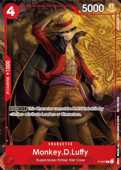 Monkey.D.Luffy (P-007) (V.1) - Promos (Promo) [P-007]