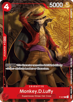 Monkey.D.Luffy (P-007) (V.1) - Promos (Promo) [P-007]