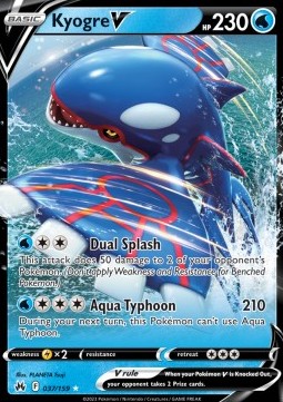 Kyogre V⁣ - Crown Zenith⁣ (Ultra Rare)⁣ [037]