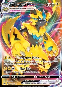 Zeraora VMAX⁣ - Crown Zenith⁣ (Ultra Rare)⁣ [054]