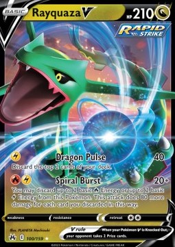 Rayquaza V⁣ - Crown Zenith⁣ (Ultra Rare)⁣ [100]