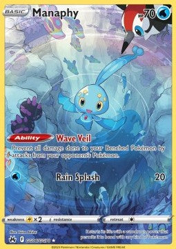 Manaphy⁣ - Crown Zenith⁣ (Holo Rare)⁣ [GG06]