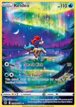 Keldeo⁣ - Crown Zenith⁣ (Holo Rare)⁣ [GG07]