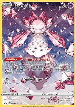 Diancie⁣ - Crown Zenith⁣ (Holo Rare)⁣ [GG13]