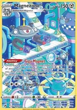 Magnezone⁣ - Crown Zenith⁣ (Holo Rare)⁣ [GG18]