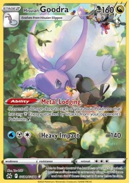 Hisuian Goodra⁣ - Crown Zenith⁣ (Holo Rare)⁣ [GG21]