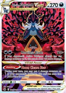 Hisuian Samurott VSTAR - Crown Zenith (Ultra Rare) [CRZ-GG52]
