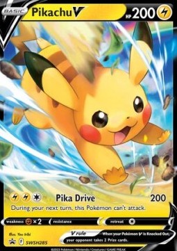 Pikachu V⁣ - SWSH Black Star Promos⁣ (Promo)⁣ [285]