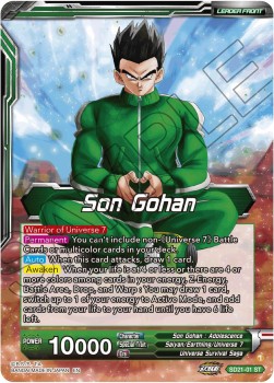 Son Gohan // Son Gohan, Command of Universe 7⁣ - Starter Deck: Ultimate Awakened Power⁣ (Starter Rare)⁣ [01]