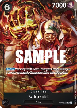 Sakazuki (OP02-099) (V.2) - Paramount War (Alternate Art) [OP02-099]