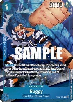 Buggy (OP02-058) (V.2) - Paramount War (Alternate Art) [OP02-058]