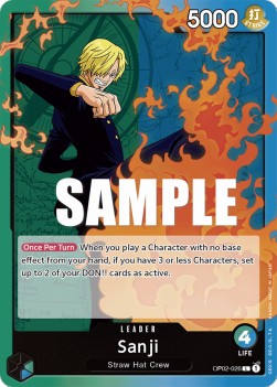 Sanji (OP02-026) (V.1)⁣ - Paramount War⁣ (Leader)⁣ [026]