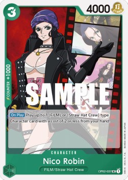 Nico Robin (OP02-037)⁣ - Paramount War⁣ (Uncommon)⁣ [037]