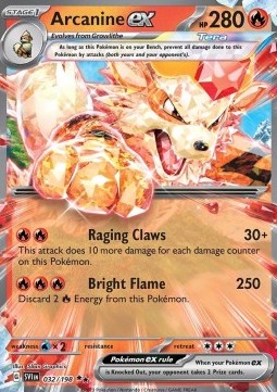 Arcanine ex⁣ - Scarlet & Violet⁣ (Double Rare)⁣ [032]