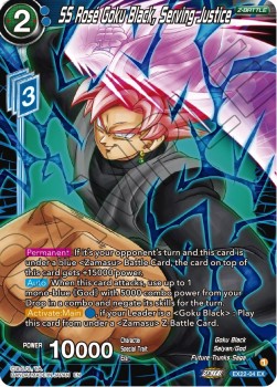 SS Rosé Goku Black, Serving Justice (V.1 - Expansion Rare)⁣ - Expansion Set: Ultimate Deck 2023⁣ (Expansion Rare)⁣ [04]