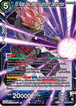 SS Rosé Goku Black, Justice of Destruction⁣ - Expansion Set: Ultimate Deck 2023⁣ (Expansion Rare)⁣ [08]