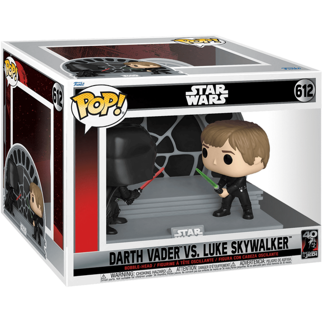 Funko POP! - Star Wars: Darth Vader vs. Luke Skywalker #612 Action- Og Legetøjsfigurer Funko