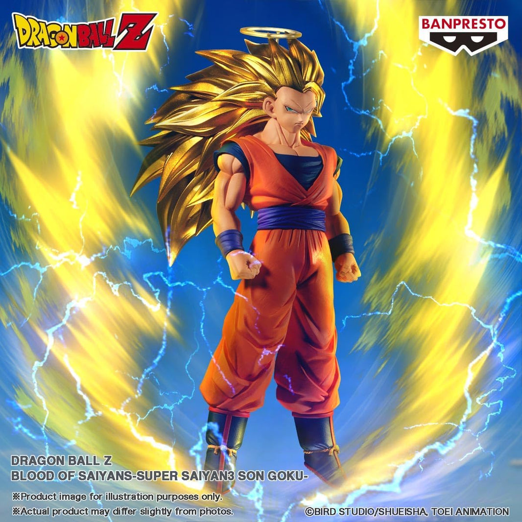 Banpresto Dragon Ball Z Super Saiyan 3 Son Goku Blood of Saiyans Figur