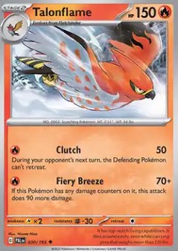 Talonflame⁣ - Paldea Evolved⁣ (Uncommon)⁣ [030]