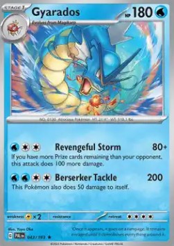 Gyarados⁣ - Paldea Evolved⁣ (Rare)⁣ [043]