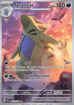 Tyranitar⁣ - Paldea Evolved⁣ (Illustration Rare)⁣ [222]