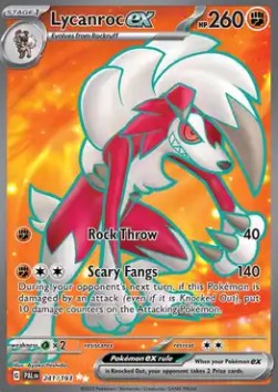 Lycanroc ex⁣ - Paldea Evolved⁣ (Ultra Rare)⁣ [241]