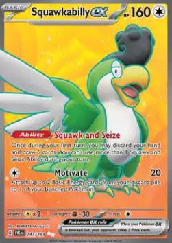 Squawkabilly ex⁣ - Paldea Evolved⁣ (Ultra Rare)⁣ [247]