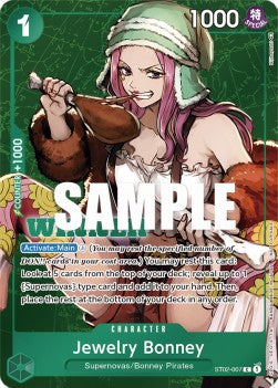 Jewelry Bonney (ST02-007) (V.2)⁣ - Unnumbered Promos⁣ (Common)⁣ [ST02-007]